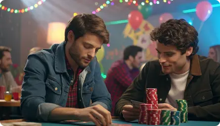 Casino Show Man Then
hurry up and book a one-of-a-kind Casino Show. This
is a game night that will not leave your guests
indifferent, everyone will be able to find
entertainment to his liking.